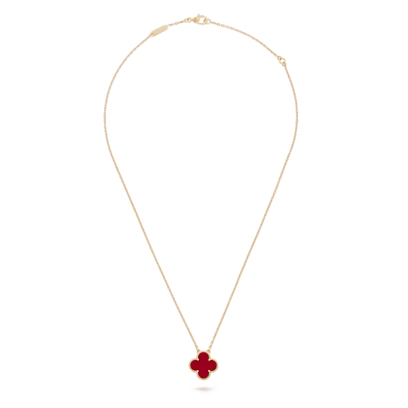 Wanderlust Studio Clover Leaf Necklace, 925 Silver, 18k Gold Plated