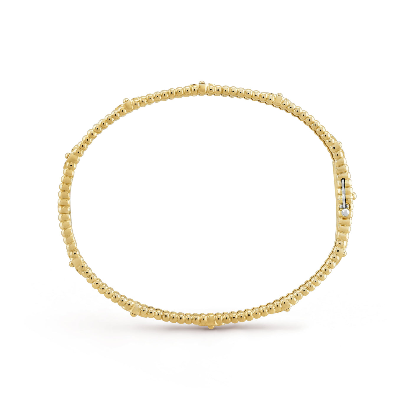 Wanderlust Studio Perlee Sweet Clovers Bracelet,18k Gold Plated